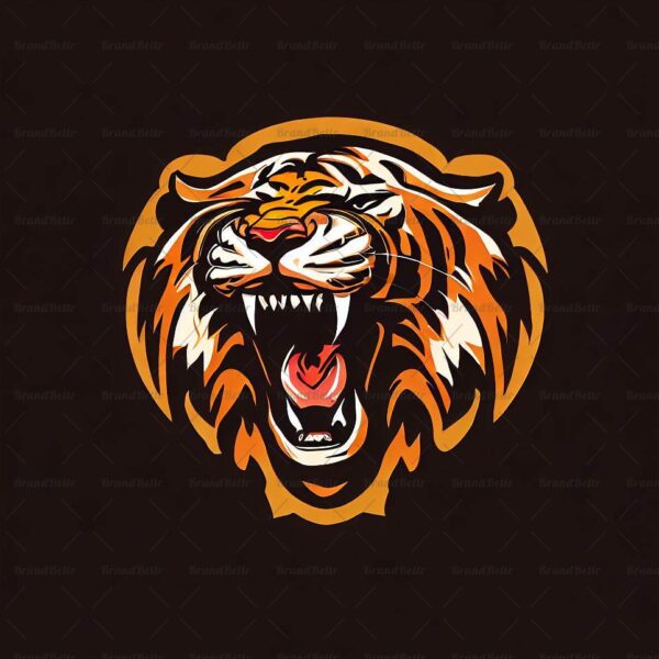 Brüllender Tiger